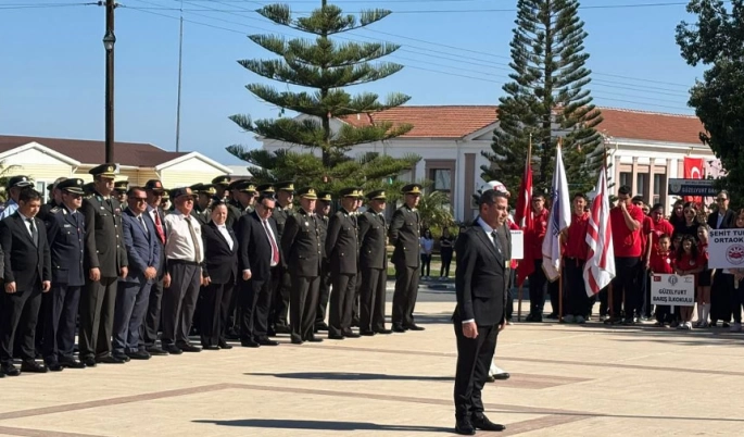 19 Mayıs Atatürk’ü Anma Gençlik ve Spor Bayramı Güzelyurt’ta düzenlenen törenle kutlandı