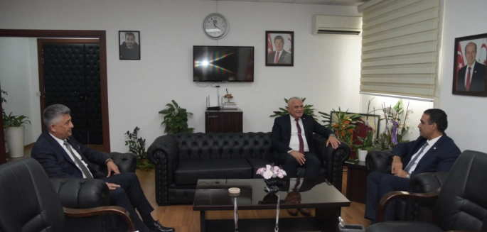 Gardiyanoğlu, Karaca ve Balaban’ı kabul etti