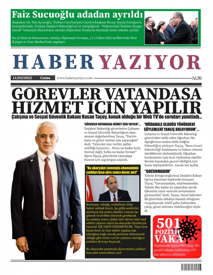 Günün manşeti (11.03.2022)