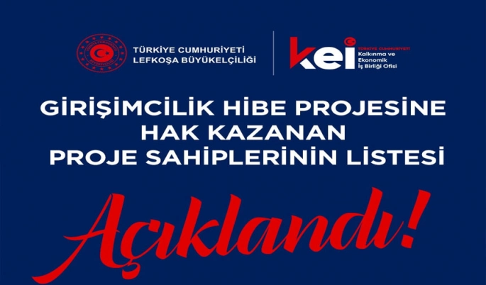 Hibe programı kapsamında destek almaya hak kazanan girişimciler açıklandı