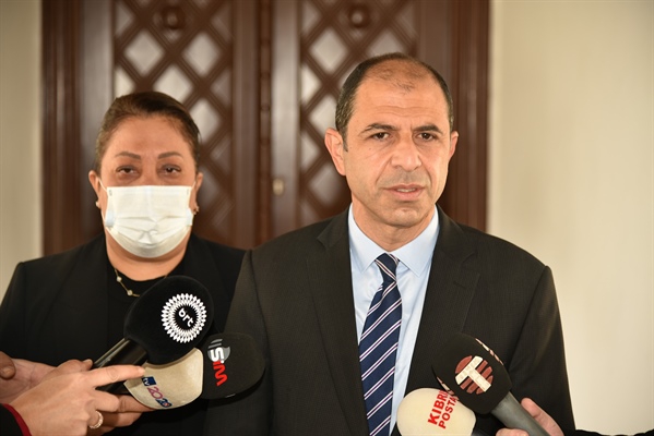 Özersay: “bir pozisyon ortaya koymadık, görüş alışverişi şeklinde geçti”