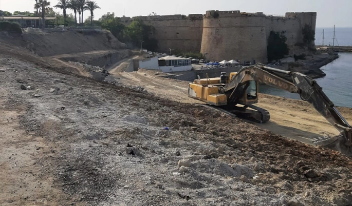 Şehir Plancıları Odası: Girne Kalesi arkasındaki düzenleme ara emriyle durduruldu