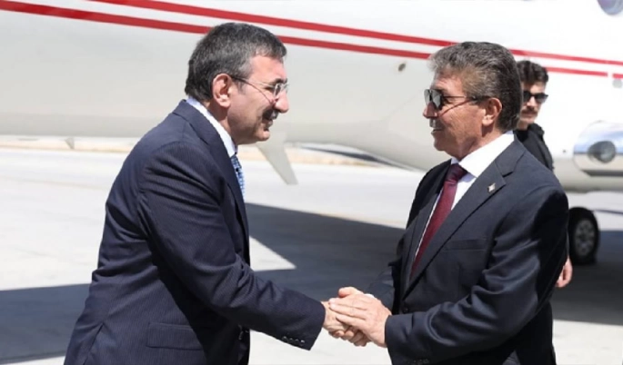 Türkiye Cumhurbaşkanı Yardımcısı Yılmaz KKTC’de